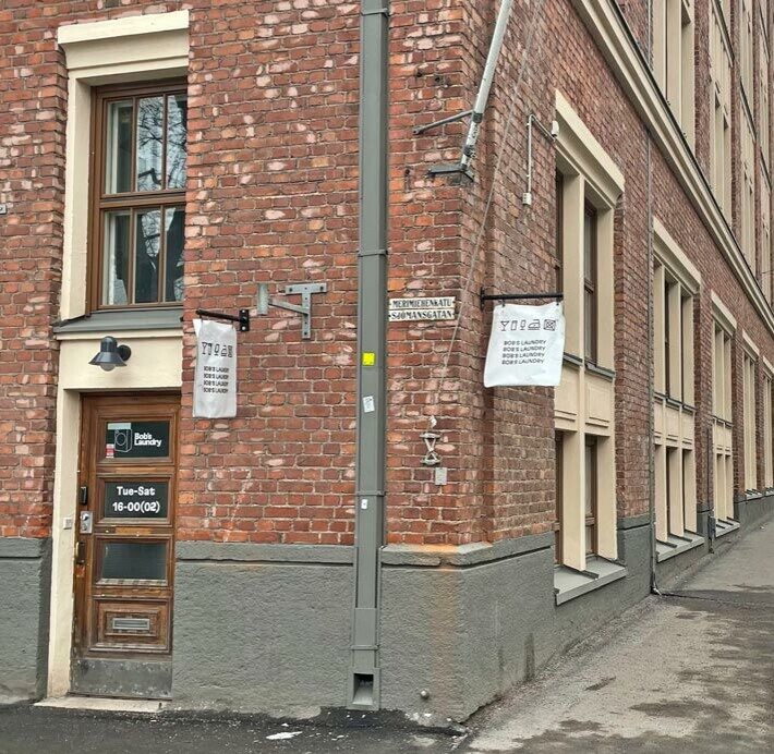 Bob´s Laundry -trendikapakka valikoitui Sannan bilepaikaksi. Bob´s Laundry -trendikapakka valikoitui Sannan bilepaikaksi.