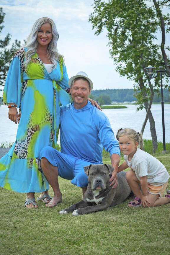 Putin-koira oli tärkeä ja rakas perheenjäsen Ritalle, Akille ja Donnalle.