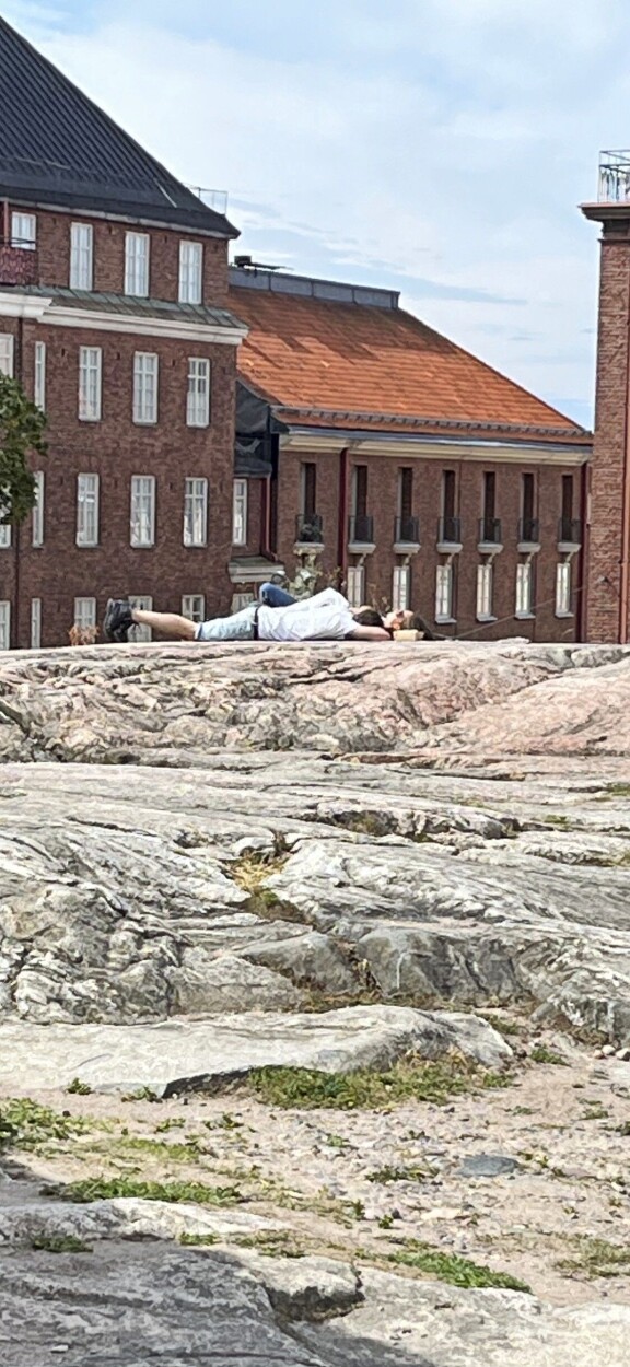 Viime kesän Seiskan suhdepaljastusjutussa julkaistiin rakastavaisista hempeilykuvat töölöläiseltä kalliolta.