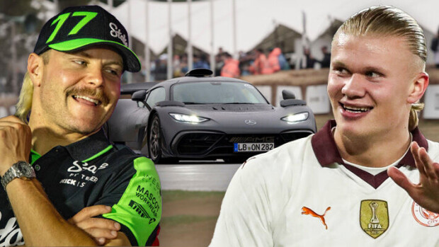 Hirviömäiset tehot! Valtteri Bottas ajelee miljoonien eurojen ökyautolla – Norjan suurin urheilutähti haluaa samanlaisen