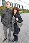 Arja ja Juha-Pekka poseerasivat hyväntuulisina Seiskalle 2011.
