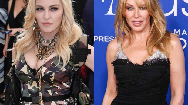 Nyt on tiukka veto: Madonna ja Kylie Minogue yhdessä lavalla – uudet kuvat