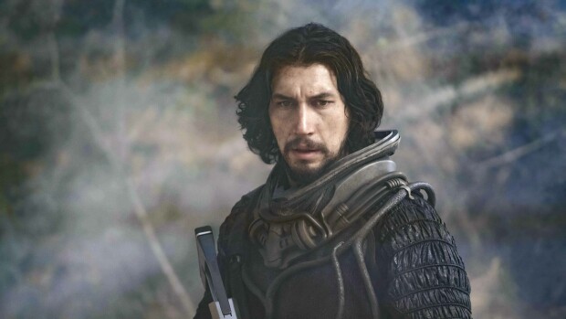 Adam Driver nousi supertähdeksi – nyt hän ei ota enää uraansa vakavasti Adamd Driver elokuvassaan 65.