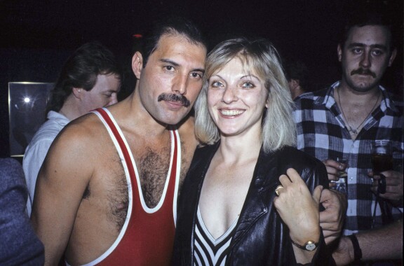 Freddie ja Mary suhteensa parhaimpina päivinä 1980-luvulla.