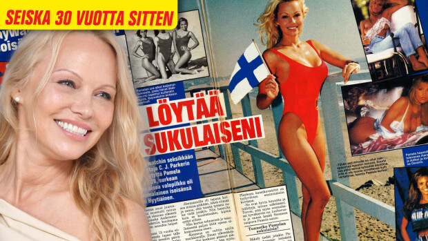Seiska 30 vuotta sitten: Pamela Anderson tilitti Seiskalle karusta lapsuudestaan