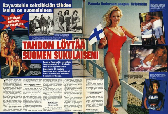 Seiska 30 vuotta sitten: Pamela Anderson tilitti Seiskalle karusta lapsuudestaan