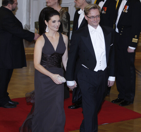 Maria ja Mikael Jungner vierailivat yhdessä Linnan juhlissa vuonna 2011.