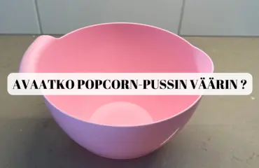 Ei näin, vaan näin! Oletko avannut popcorn-pussin aina väärin?