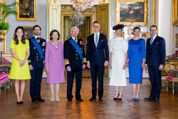 Presidenttipari kohtasi Ruotsin kuningasperheen jäsenet Floridassa asuvaa prinsessa Madeleinea lukuun ottamatta.