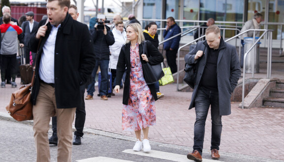 Väsyneen oloiset perussuomalaiset eivät riemastuneet mediavastaanotosta.