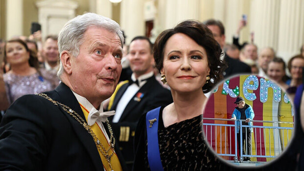 Sauli Niinistö huvitteli Linnanmäellä - katso kuvat!