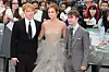 Rupert Grint, Emma Watson ja Daniel Radcliffe tekivät kymmenen vuoden aikana kahdeksan Harry Potter -elokuvaa. Kuva vuodelta 2012 Kuoleman varjelukset osa kaksi -elokuvan ensi-illasta.