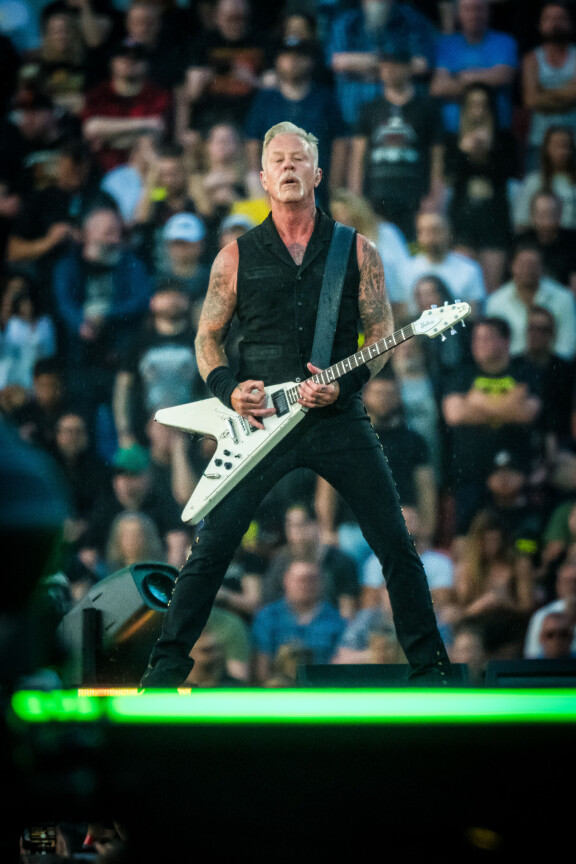 James Hetfield Göteborgissa kesällä 2023.