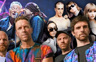 Coldplay tekee ennätyksen – näin Suomessa esiintyvät maailmatähdet rahastavat keikoillaan