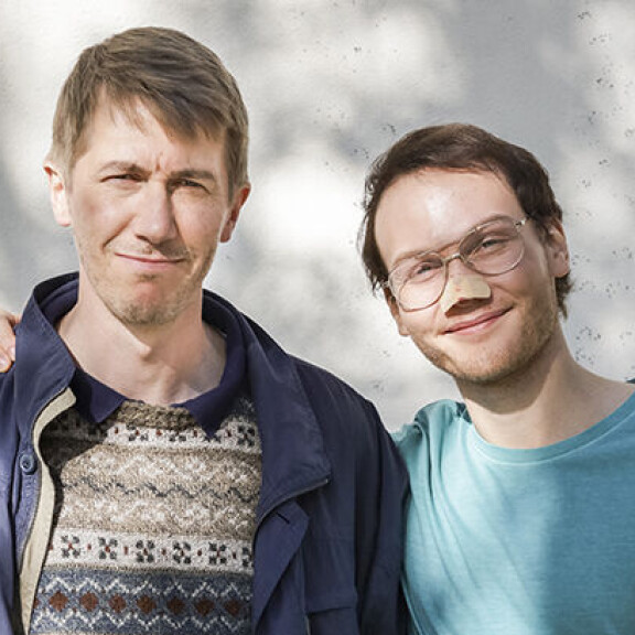 Jussi Vatanen ja Elias Salonen Piiritys-sarjan kuvauksissa Tampeella. Piiritys Elias Salonen Jussi Vatanen
