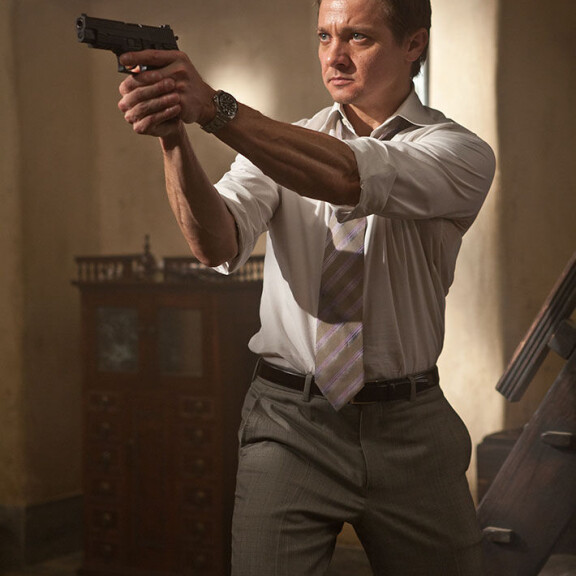 Jeremy Renner on tähdittänyt kahta Mission: Impossible -elokuvaa. Tässä hän on Ghost Protocolissa (2011). Sisäkuva