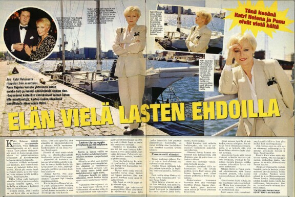 Katri Helena oli yhdessä kirjailija Panu Rajalan kanssa ja haaveili avo- ja avioliitosta.