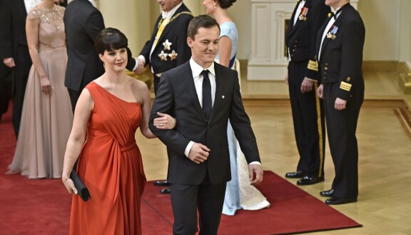 Sami ja Laura Linnan juhlissa vuonna 2014.