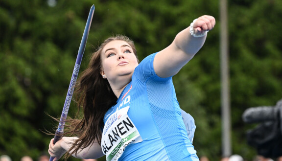 Keihäänheittäjä Anni-Linnea Alanen.