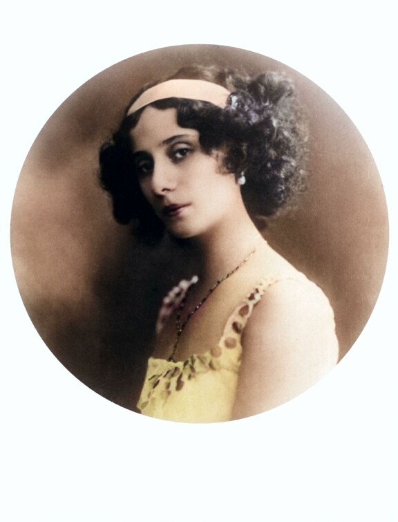 Maailmankuulu Anna Pavlova noin vuonna 1910.