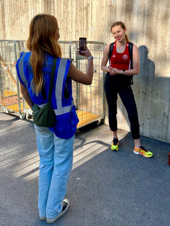 Emma haastatteli someen uuden Suomen ennätyksen tehnyttä Ella Junnilaa.
