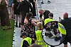 Kengät saatiin korjattua, ja tämänkin juhlijan tanssi sai jatkua.