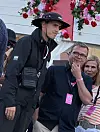 Petterillä oli mukanaan kaksi henkivartijaa ja vaimo Niina.
