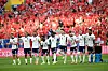 Englannin rankkarivoitto oli vasta toinen joukkueen historiassa. Englannin kannatuskappaleena on Three Lions (Football's Coming Home).