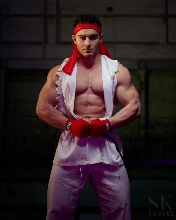 Cosplay-hahmoksi taittuu helposti myös Street Fighter -pelin Ruy.