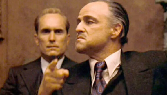 Robert Duvall (kuvassa vasemmalla) näytteli vuoden 1972 Kummisedässä sekä sen jatko-osassa kaksi vuotta myöhemmin.