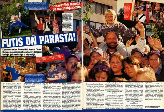 Konsta ihaili 10-vuotiaana Madonnaa, joka tuolloin oli 35-vuotias.