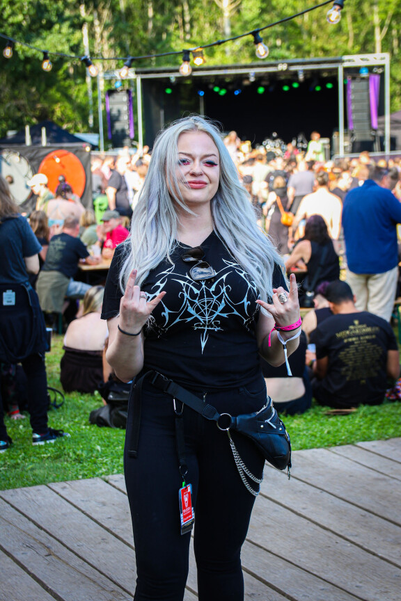 Silje on ollut mukana järjestämässä Midgardsblotia alusta saakka.