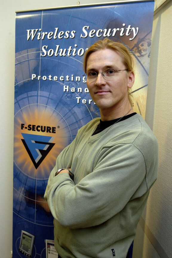 Mikko Hyppönen on todellinen tietoturva-alan rokkitähti. Kuva vuodelta 2003.