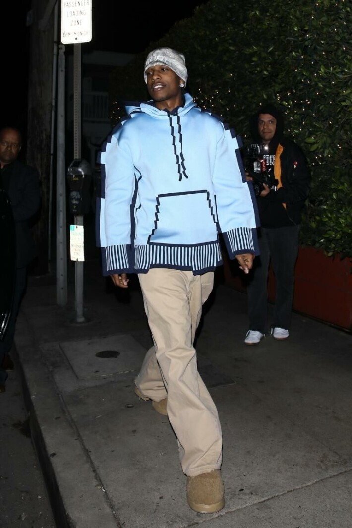 Vau! Raskaana oleva Rihanna juhli syntymäpäiviään minimekossa − katso kuvat! asap rocky