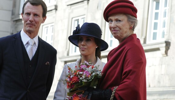 Tanskan Joachim, Marie ja Benedikte ovat tottuneet edustamaan yhdessä.