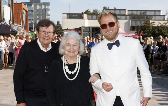 Heikki Kinnunen, Anja Pohjola & Antti Luusuaniemi Hyvinkään Tähtiraitilla.