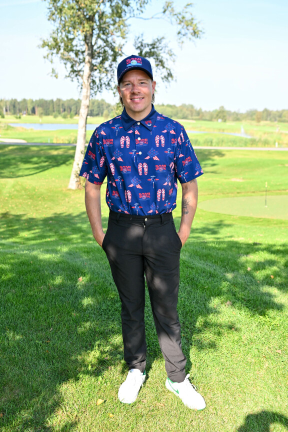 Ville Galle antoi Seiskalle haastattelun Unibetin golftilaisuudessa Tallinnassa.