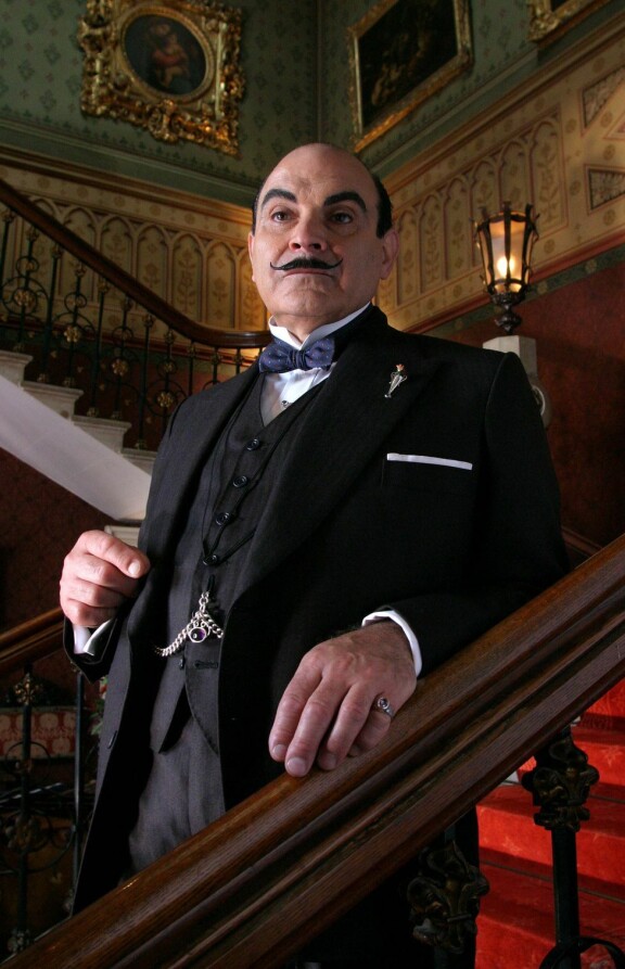 David Suchet on äänestetty moneen kertaan parhaaksi Hercule Poirot -näyttelijäksi.