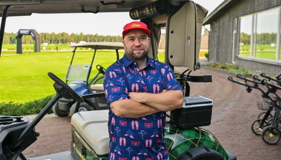 Innokas golfmies Ossi Lahtinen täytti 4. syyskuuta pyöreät 40 vuotta.