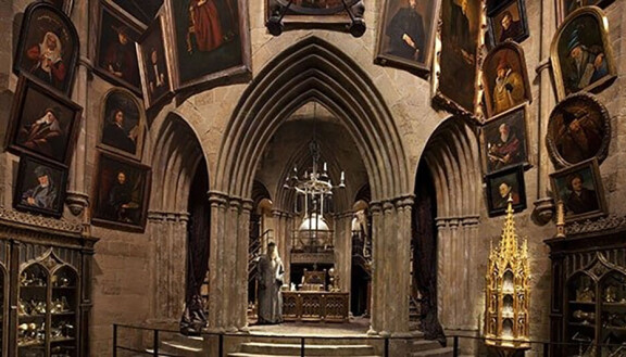 Albus Dumbledoren rehtorinkanslia.