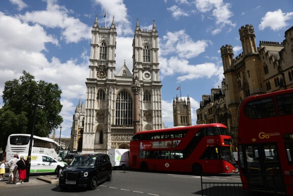 Westminster Abbey -kirkko on yksi Lontoon suosituista nähtävyyksistä.