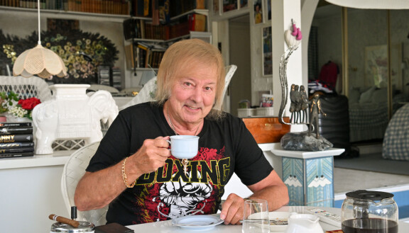 Helmi keitti kahvit ja leipoi mustikkapiirakkaa. Se on harvinaista herkkua Dannylle, joka yrittää saada verensokerinsa laskuun.