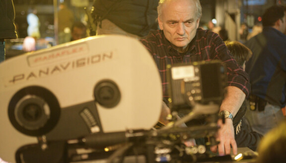 David Chase synkkänä Sopranos-kuvauksissa.