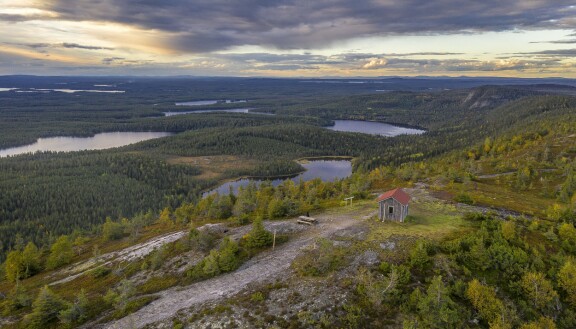 Komeista maisemistaan tunnettu Karhunkierros on Suomen suosituin vaellusreitti.