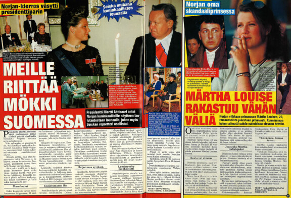 Seiska raportoi Märtha Louisen kuvioista myös 30 vuotta sitten.