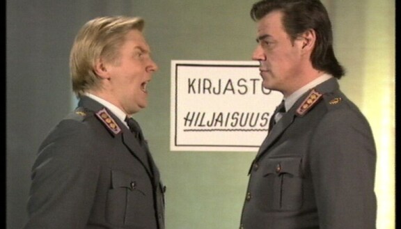 Pirkka-Pekka Petelius ja Aake Kalliala tähdittivät Pulttibois-ohjelmaa.