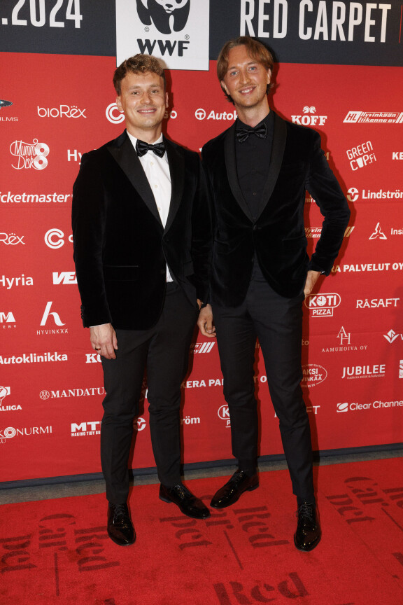 Aapo ja Ilmari edustamassa Red Carpet -elokuvafestivaaleilla elokuussa.