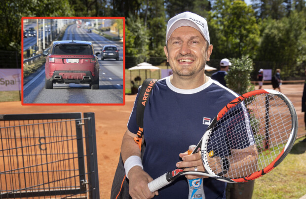 Ville Peltosen ruhjottu ökyauto kiisi hurjaa vauhtia! Ratissa tuttu punapää – kuvat!