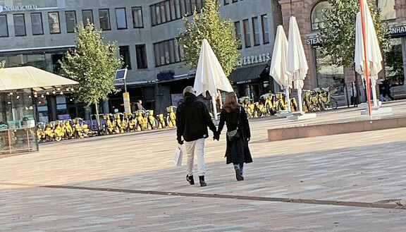 Lokakuu 2023: Päiväkävelyllä Helsingissä.