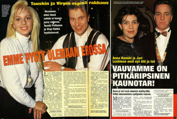 Myös Anna Hanskin vauvaonni puhutti 30 vuotta sitten.